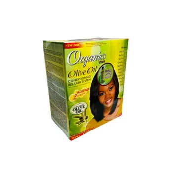 Organics Olive Oil Conditioning Relaxer Systems.